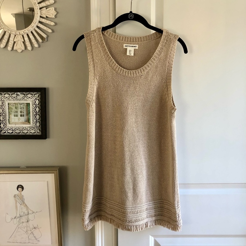Fringe Sweater Tank ✨